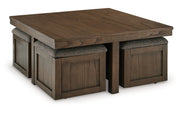 Boardernest Coffee Table with 4 Stools