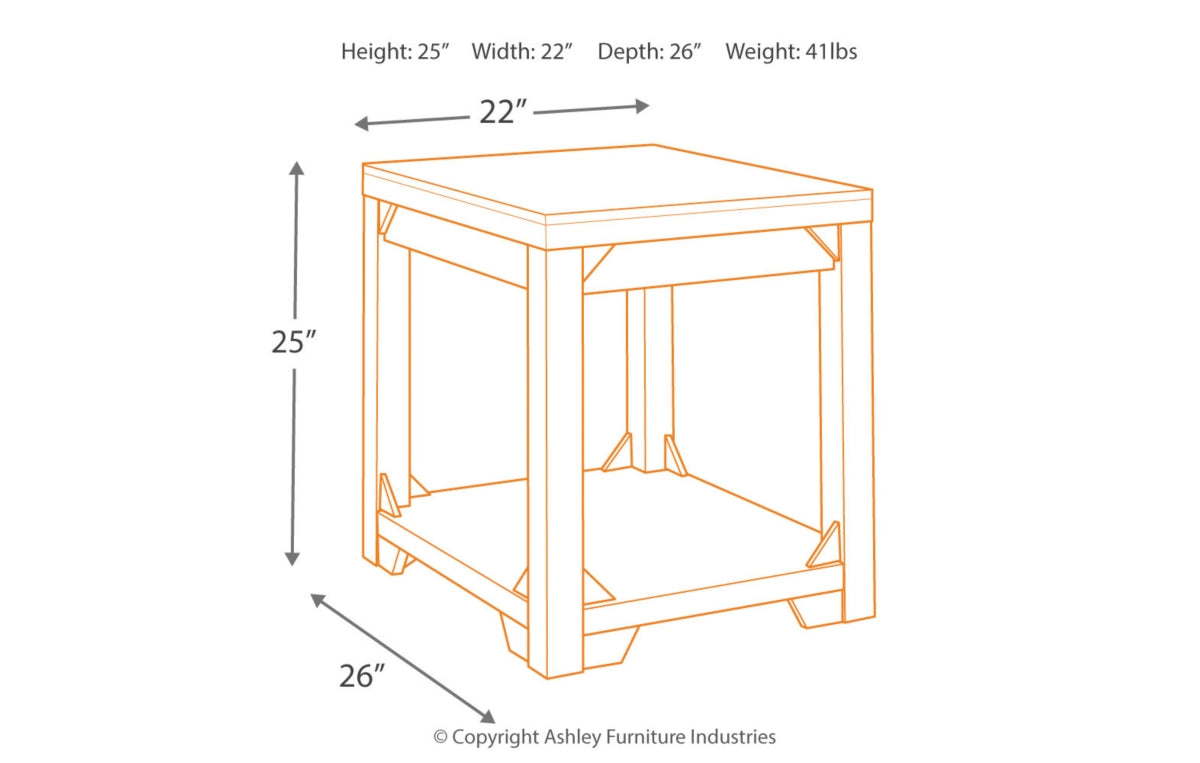 Fregine End Table