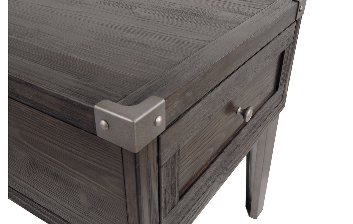 Todoe End Table with USB Ports & Outlets