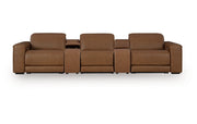 Magic Man 5-Piece Power Reclining Sectional with Console