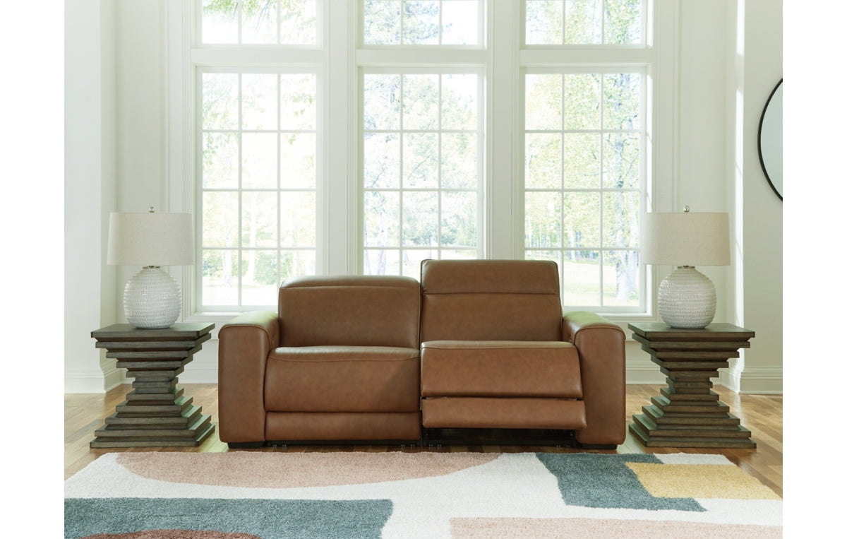 Magic Man 2-Piece Power Reclining Sectional Loveseat