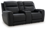 5Z-Comfort Power Reclining Loveseat with Console
