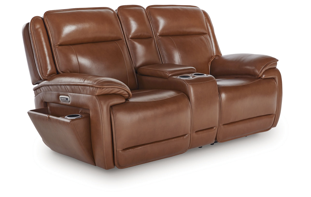 Healy Pier Power Reclining Loveseat with Console