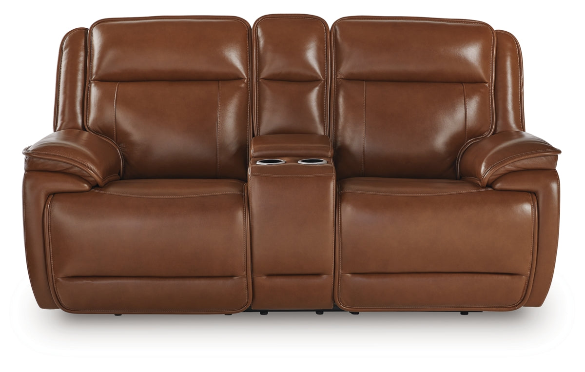 Healy Pier Power Reclining Loveseat with Console
