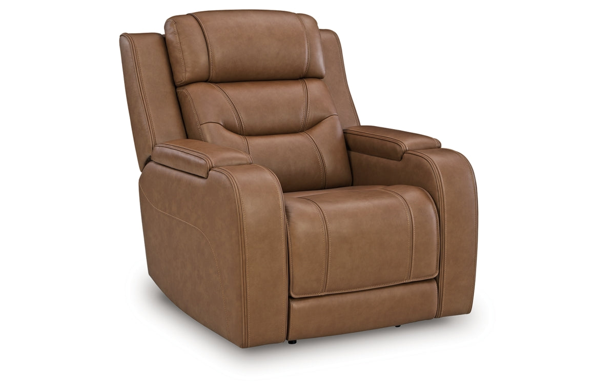 Knightington Power Recliner with Audio Seating