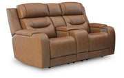 Knightington Power Reclining Loveseat with Audio Seating