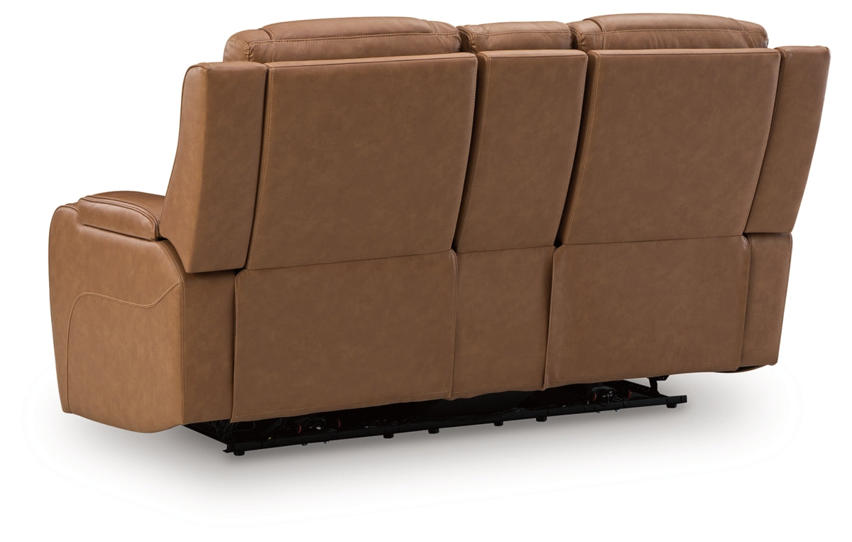 Knightington Power Reclining Loveseat with Audio Seating
