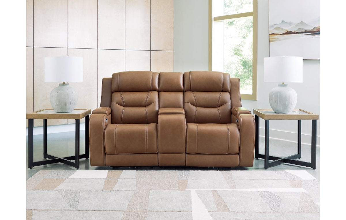 Knightington Power Reclining Loveseat with Audio Seating