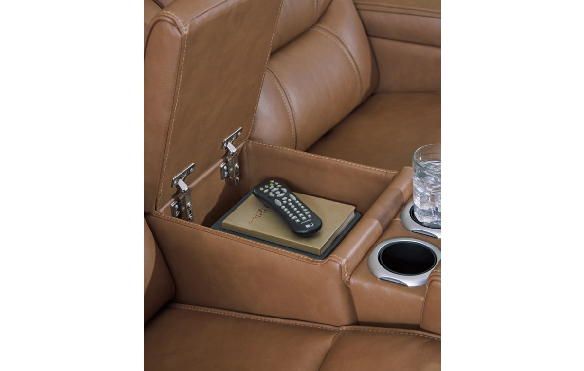 Knightington Power Reclining Loveseat with Audio Seating