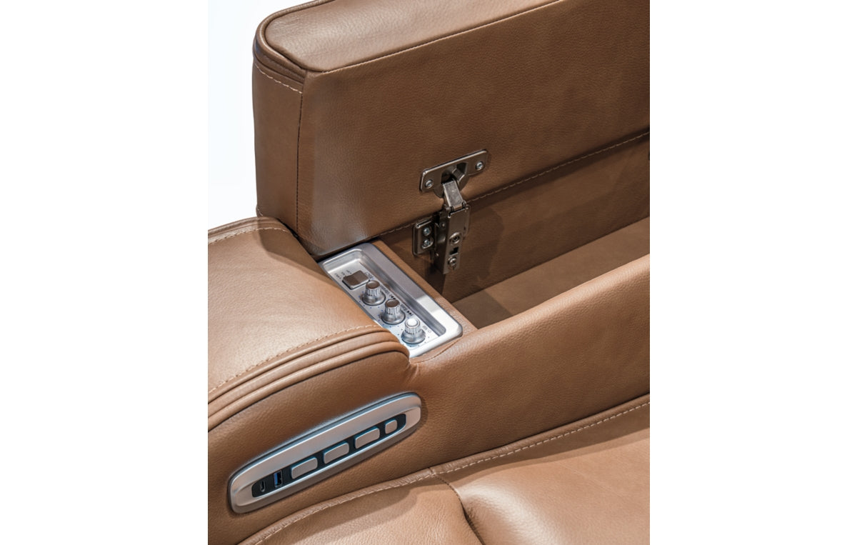 Knightington Power Recliner with Audio Seating