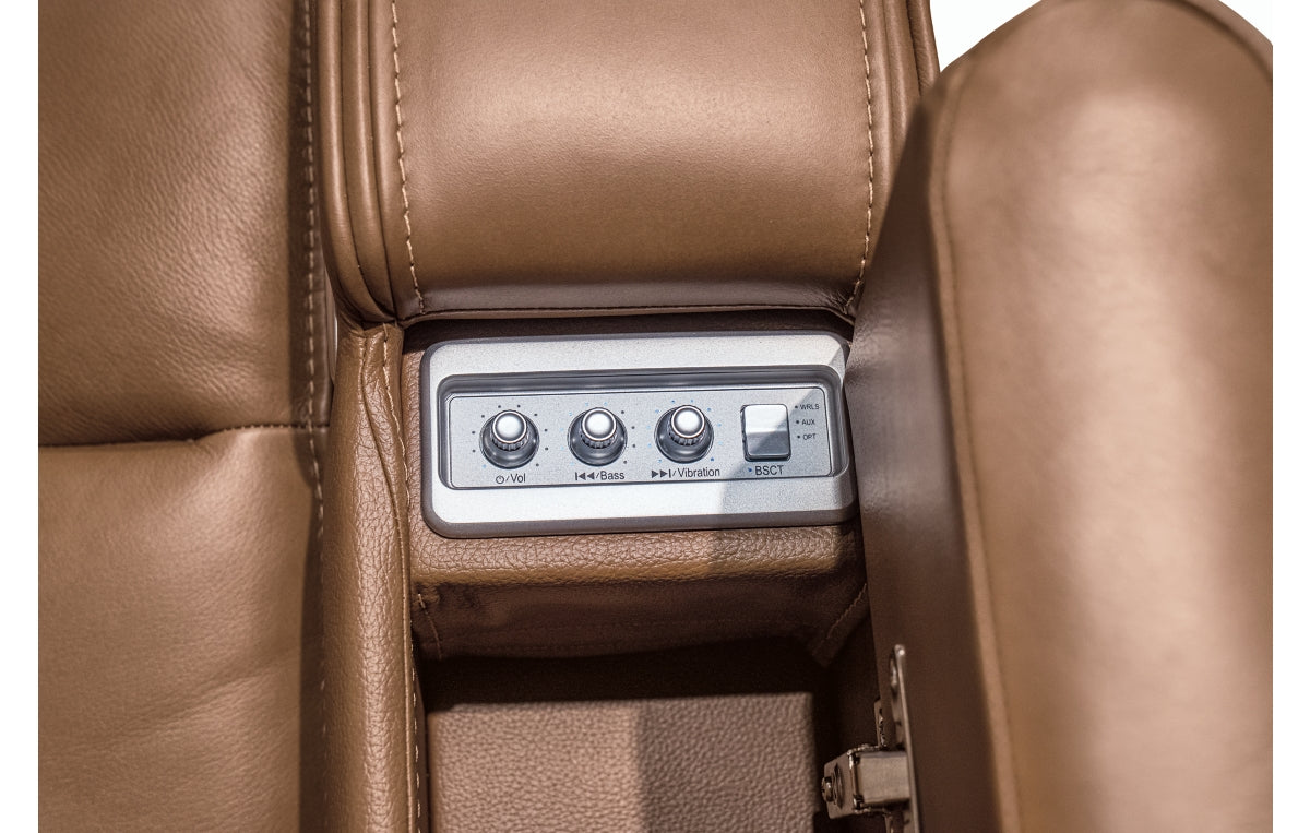 Knightington Power Recliner with Audio Seating