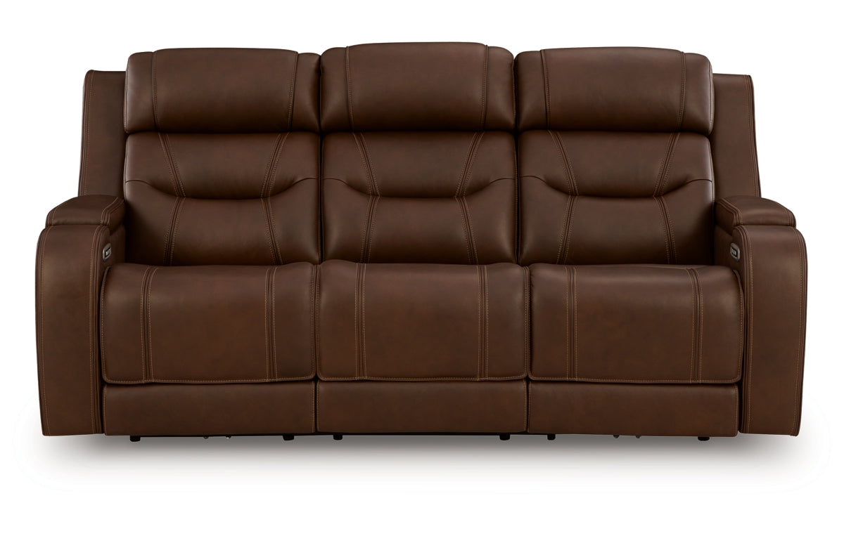 Knightington Power Reclining Sofa with Audio Seating