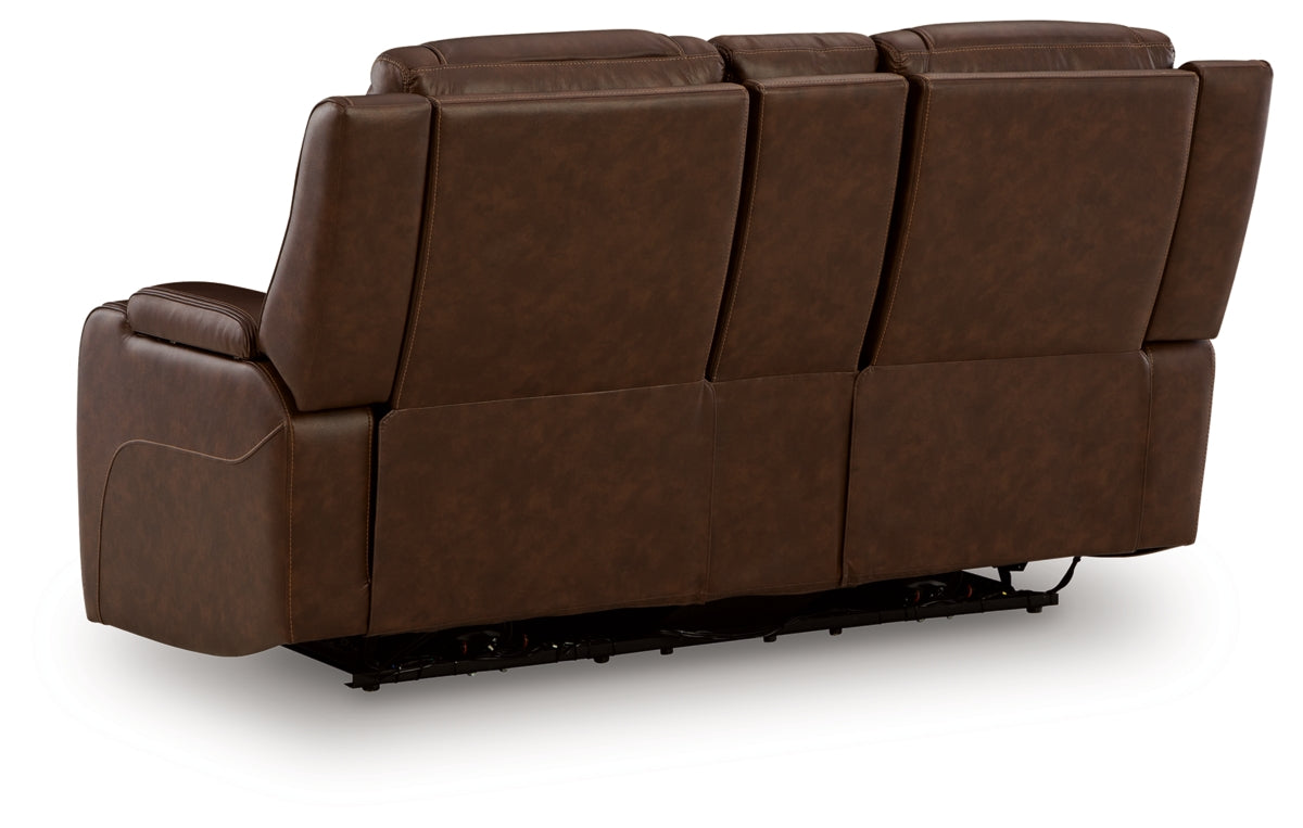 Knightington Power Reclining Loveseat with Audio Seating