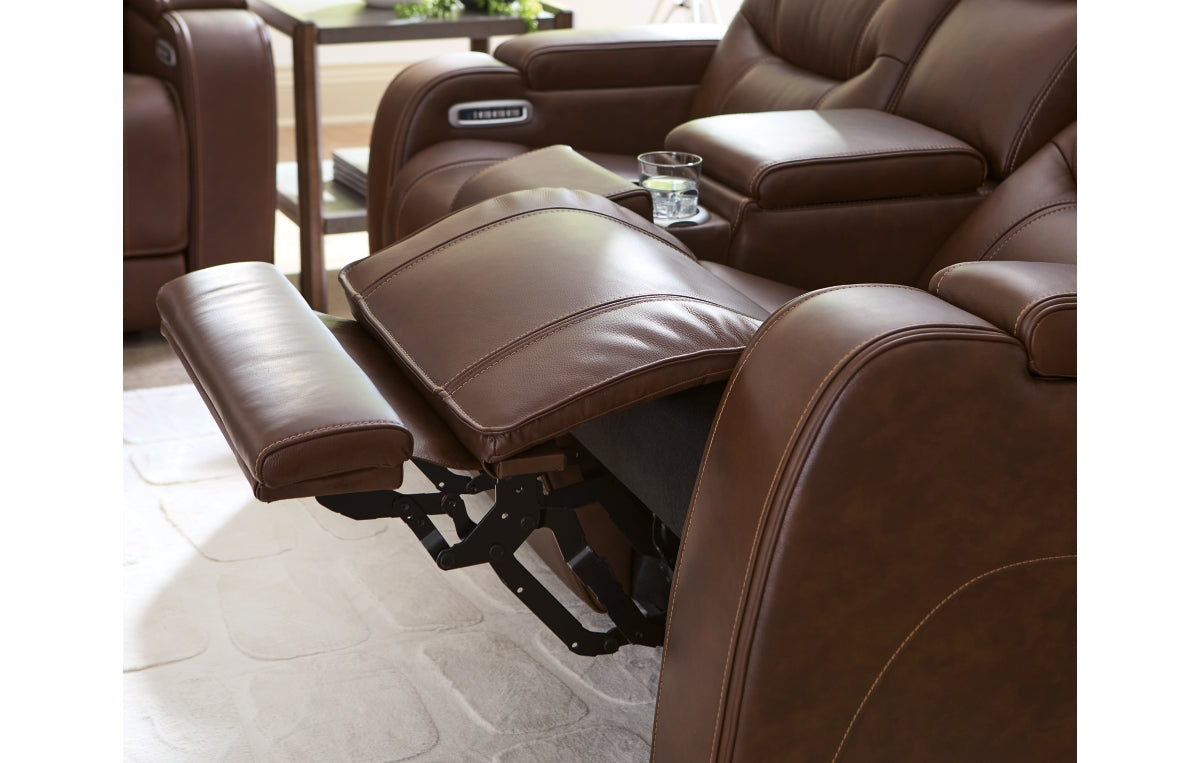 Knightington Power Reclining Loveseat with Audio Seating