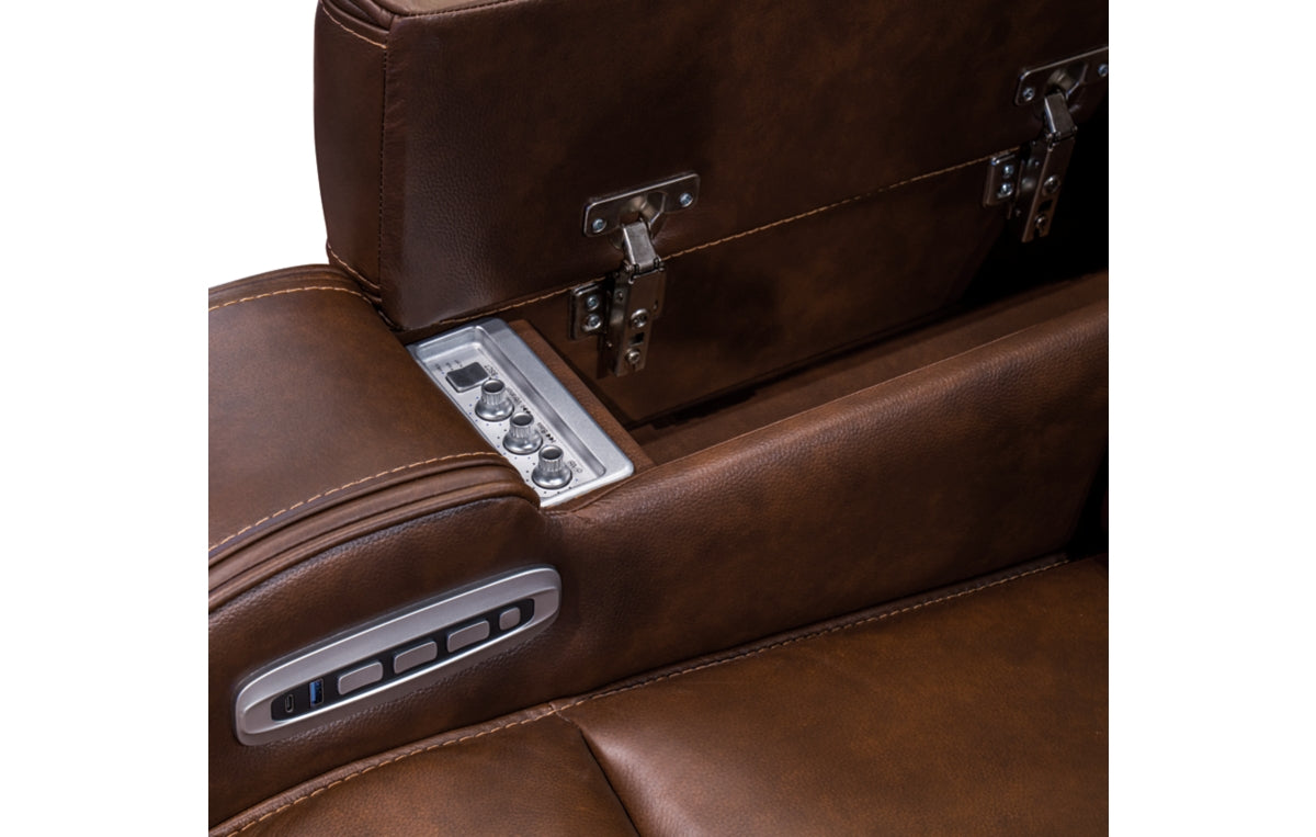 Knightington Power Recliner with Audio Seating