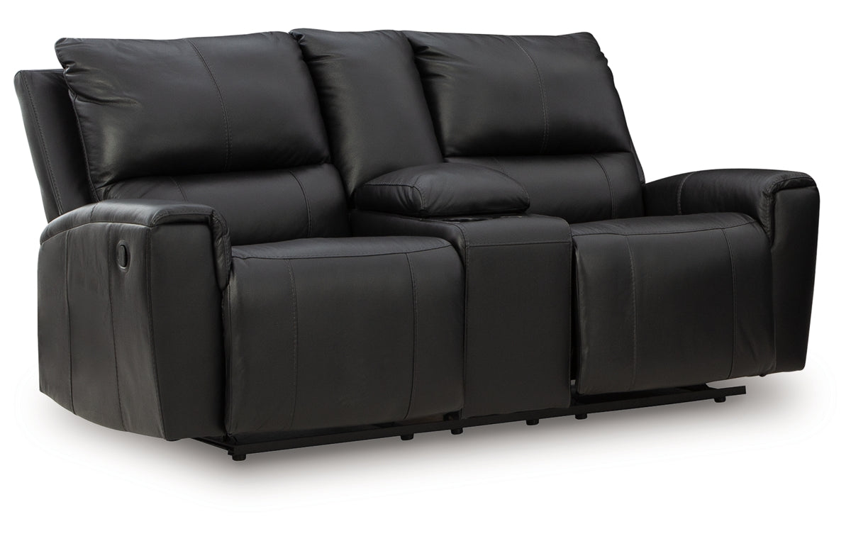 Glossmore Reclining Loveseat with Console