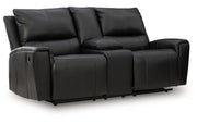 Glossmore Reclining Loveseat with Console