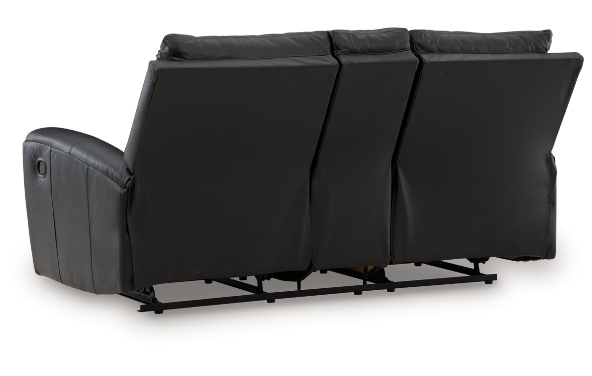 Glossmore Reclining Loveseat with Console