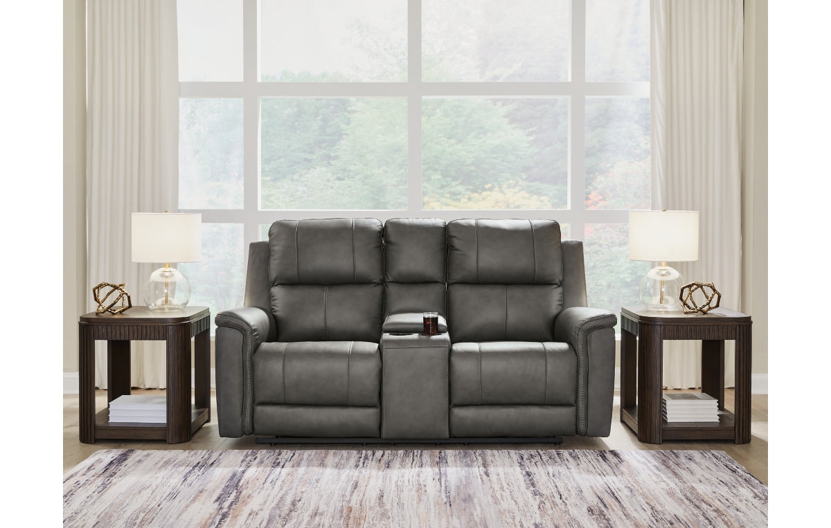 Bleckley Power Reclining Loveseat with Console