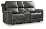 Bleckley Power Reclining Loveseat with Console