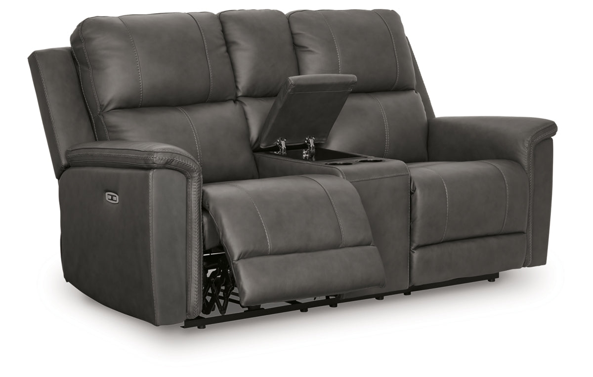 Bleckley Power Reclining Loveseat with Console