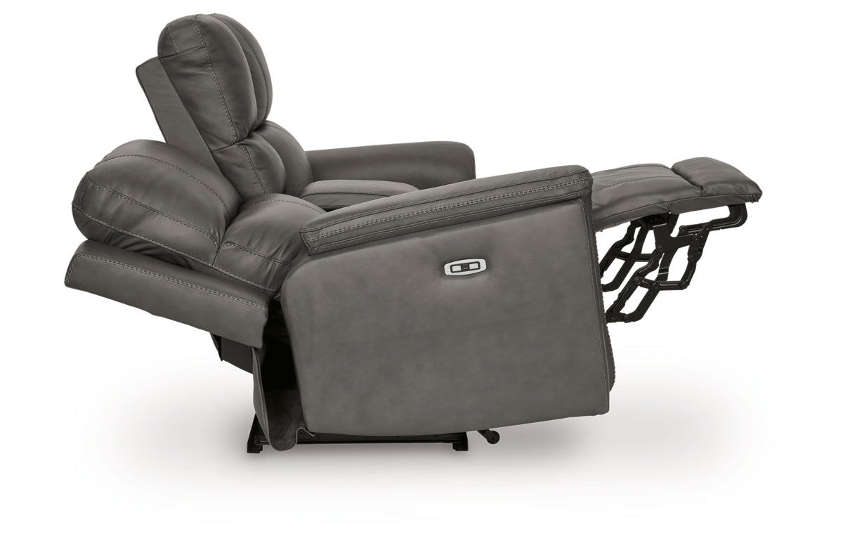 Bleckley Power Reclining Loveseat with Console