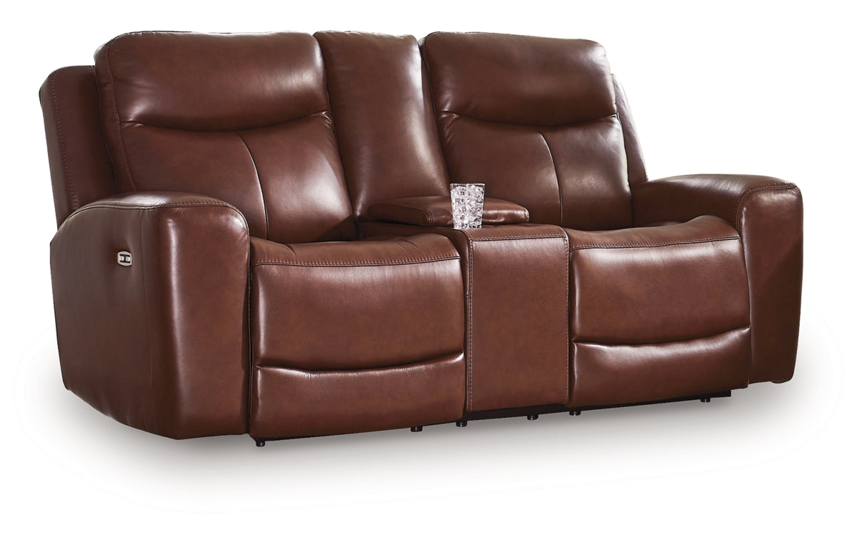 Next Move Power Reclining Loveseat with Console