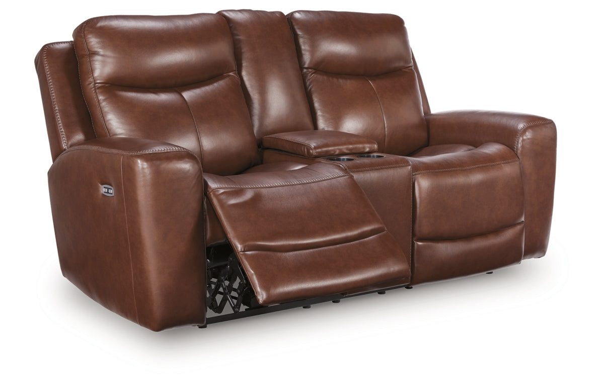 Next Move Power Reclining Loveseat with Console