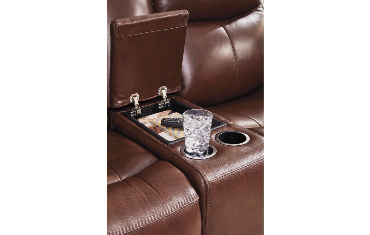 Next Move Power Reclining Loveseat with Console