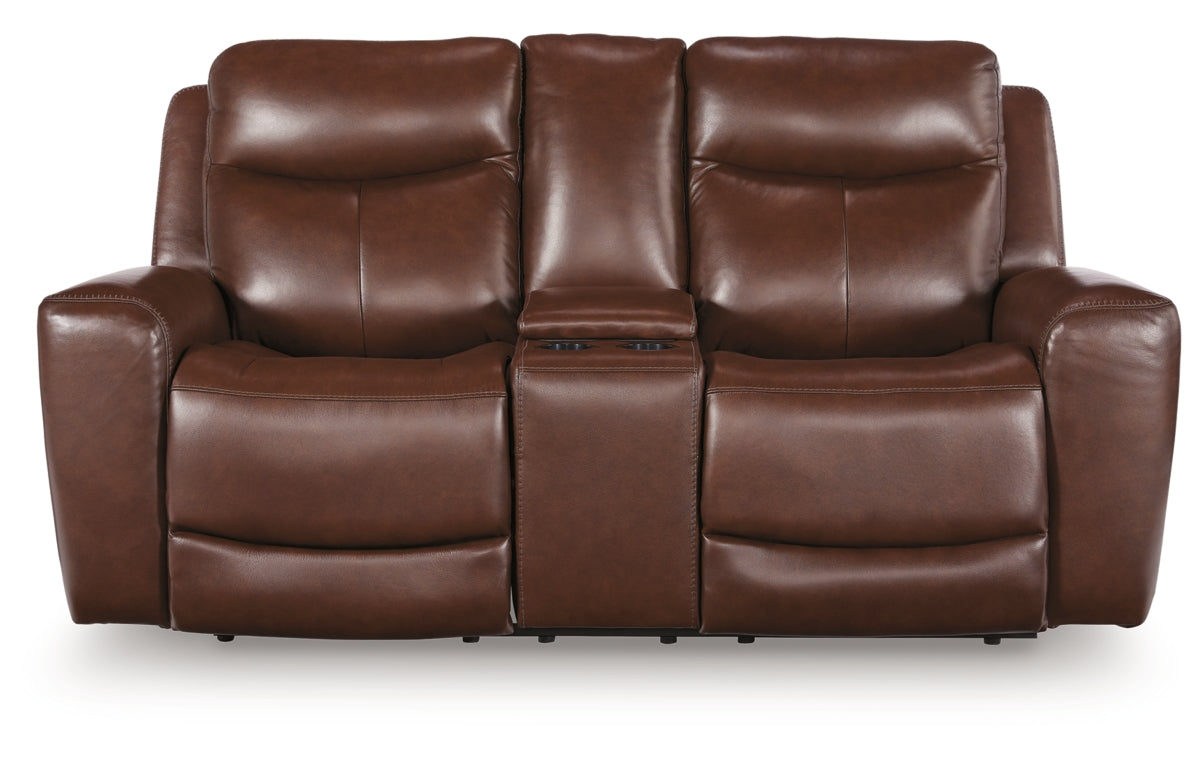 Next Move Power Reclining Loveseat with Console