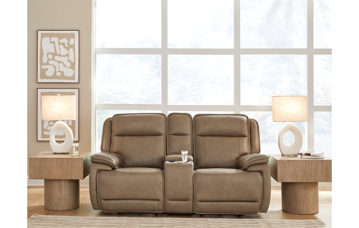 Glencroft Power Reclining Loveseat with Console