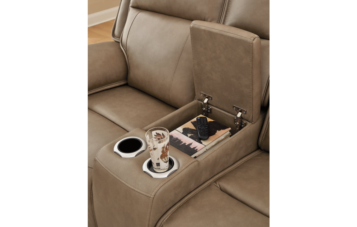 Glencroft Power Reclining Loveseat with Console