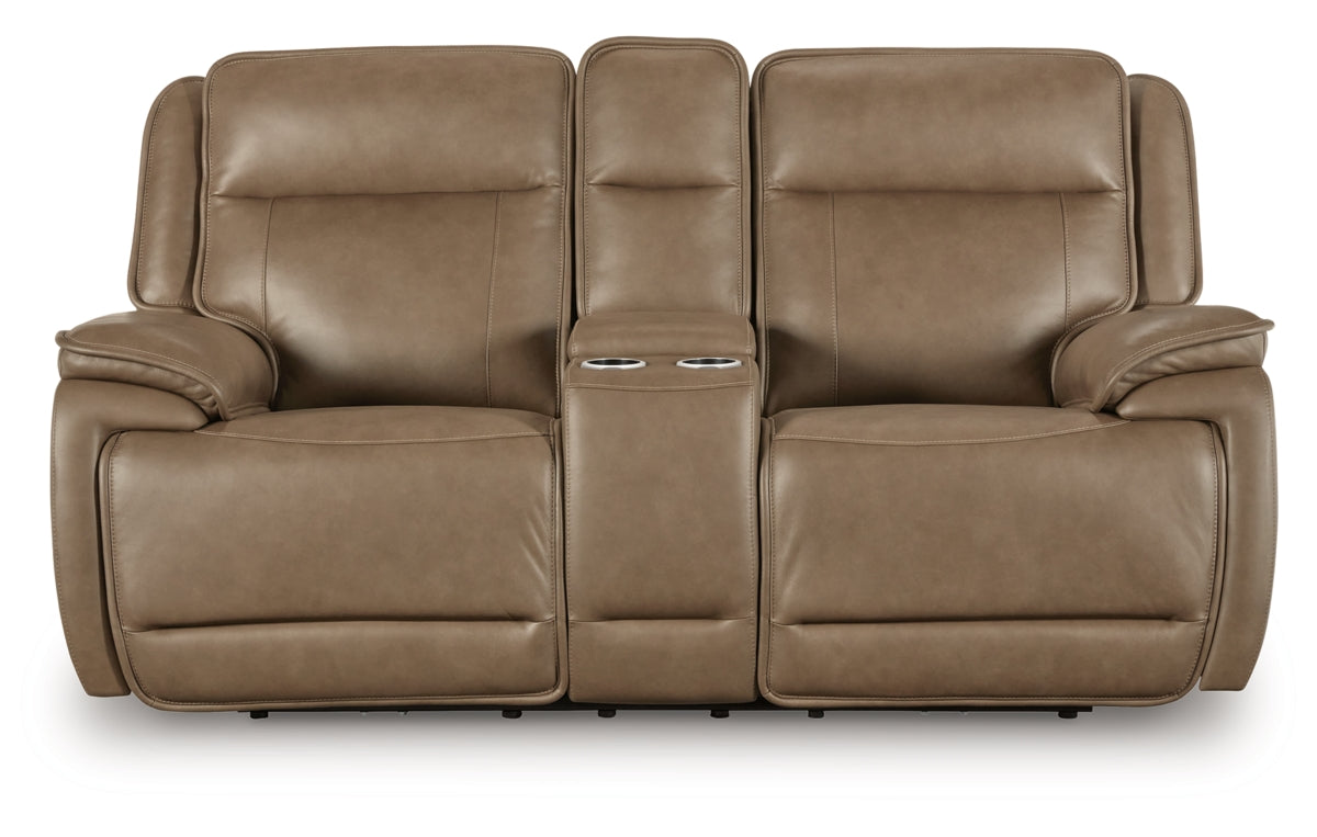 Glencroft Power Reclining Loveseat with Console