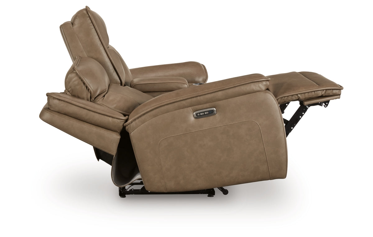 Glencroft Power Reclining Loveseat with Console