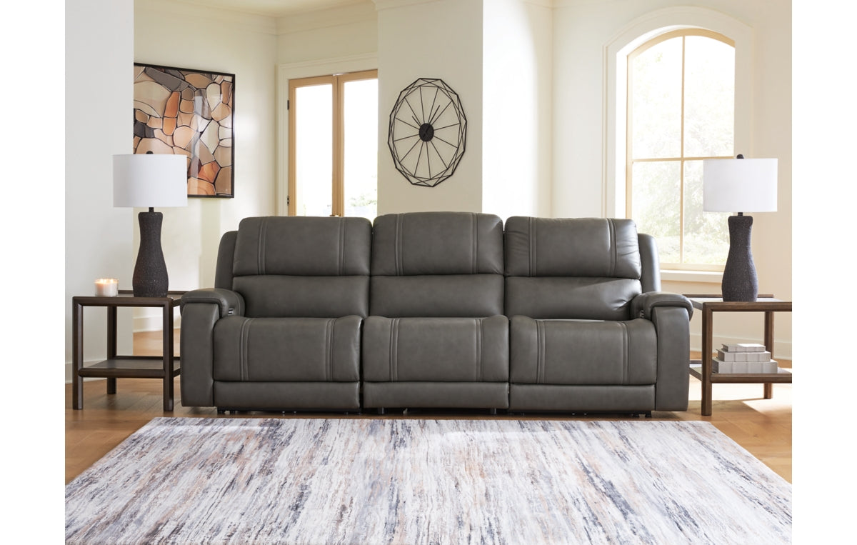 5Z - Pittson 3-Piece Power Sectional Reclining Sofa