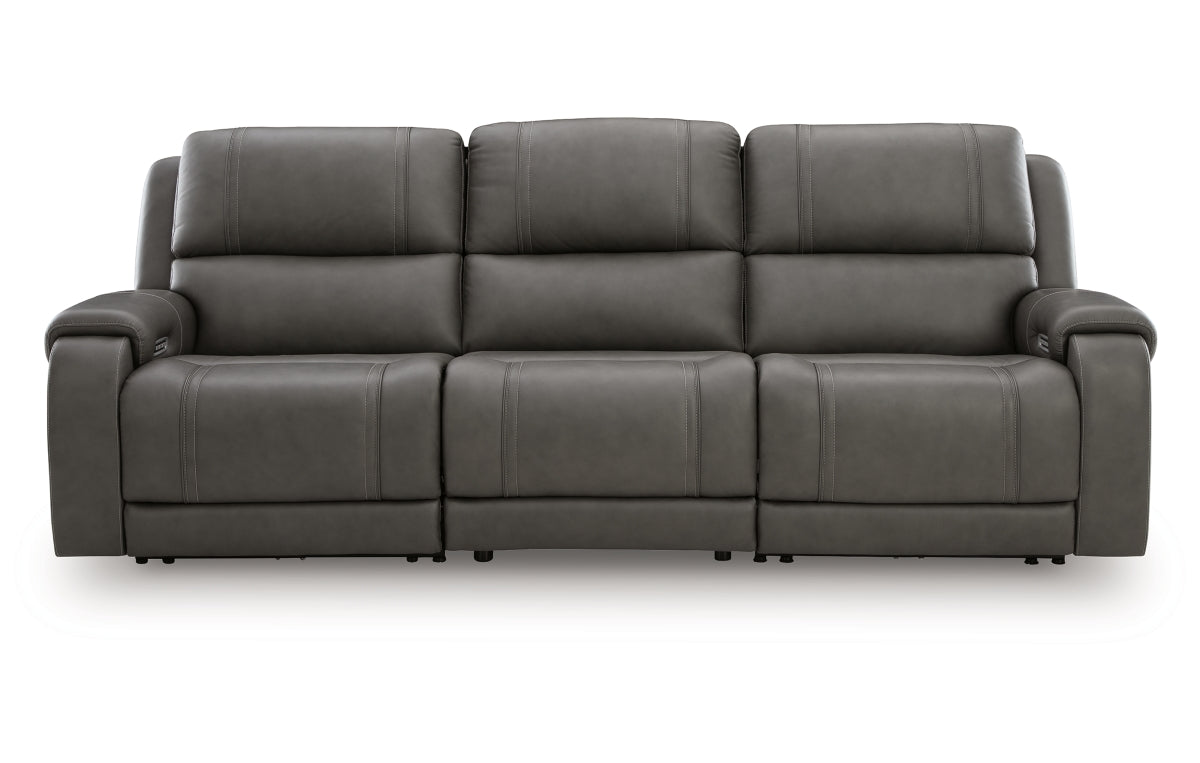 5Z - Pittson 3-Piece Power Sectional Reclining Sofa