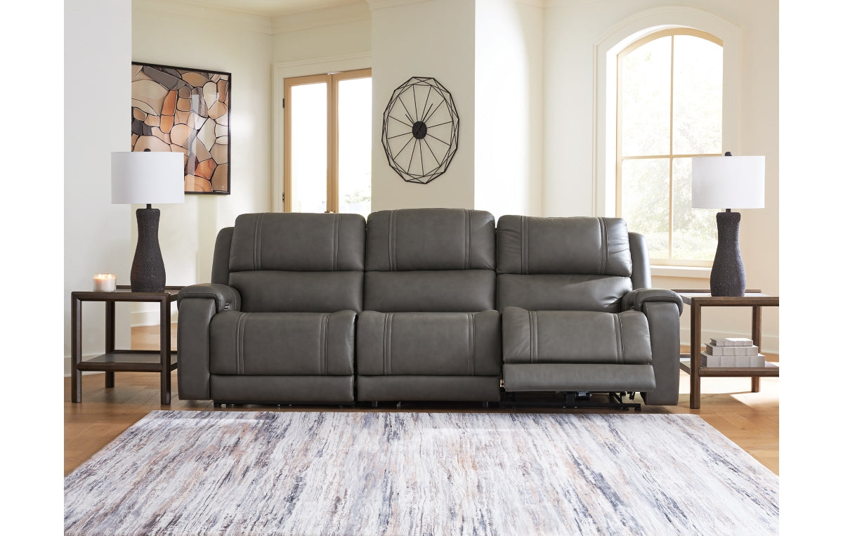 5Z - Pittson 3-Piece Power Sectional Reclining Sofa