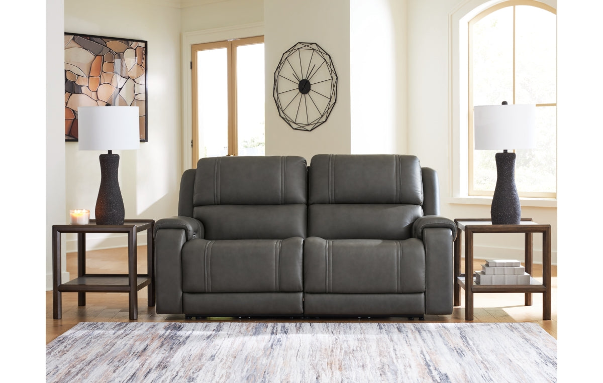 5Z - Pittson 2-Piece Power Reclining Sectional Loveseat