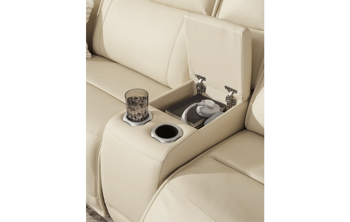 Double Deal 5-Piece Reclining Sectional with Console