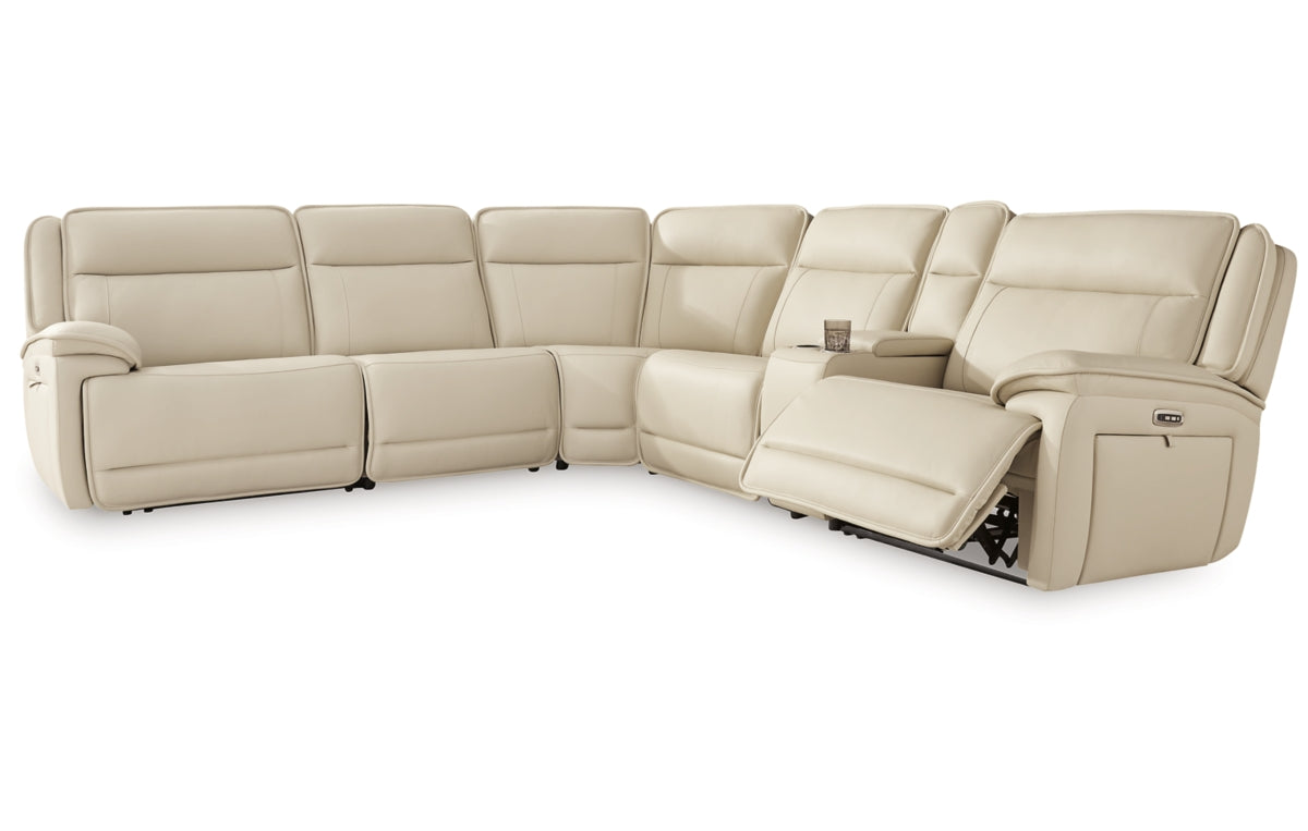 Double Deal 6-Piece Power Reclining Sectional