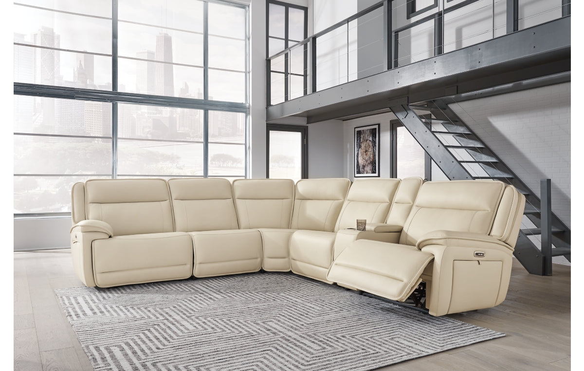 Double Deal 6-Piece Power Reclining Sectional
