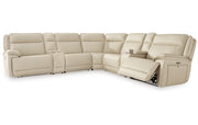Double Deal 7-Piece Reclining Sectional with 2 Consoles