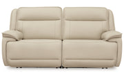 Double Deal 2-Piece Power Reclining Loveseat Sectional