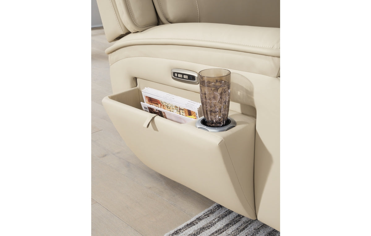 Double Deal 2-Piece Power Reclining Loveseat Sectional