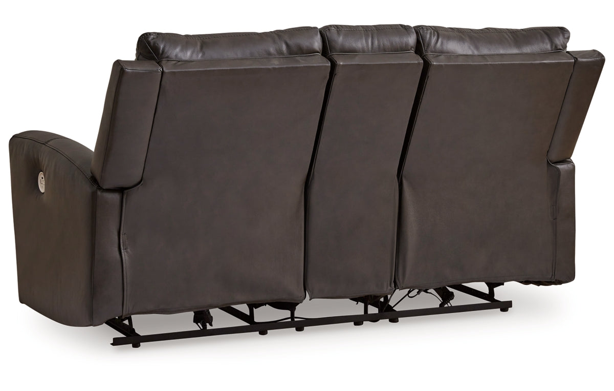 Boxmere Power Reclining Loveseat with Console