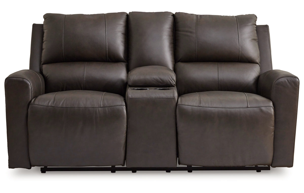 Boxmere Power Reclining Loveseat with Console