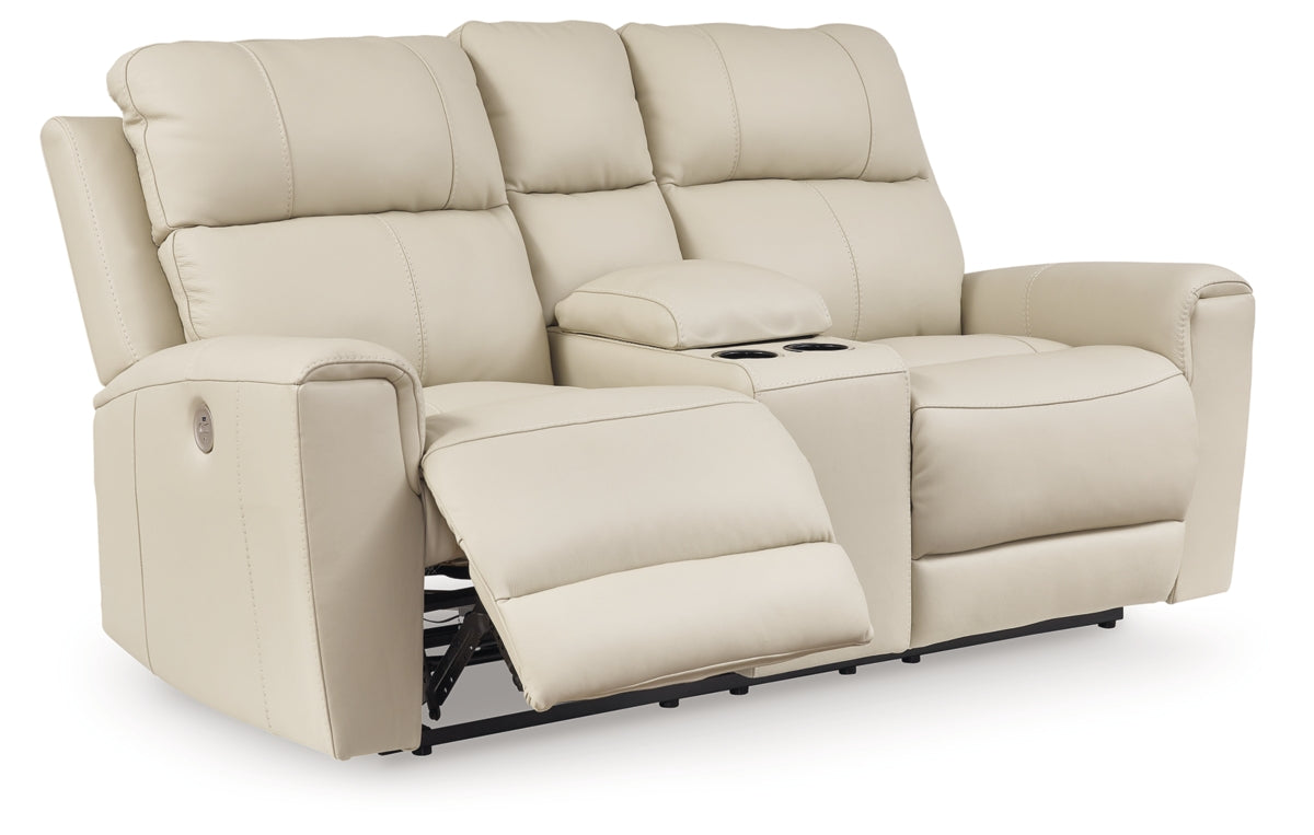 Dahlmoore Power Reclining Loveseat with Console