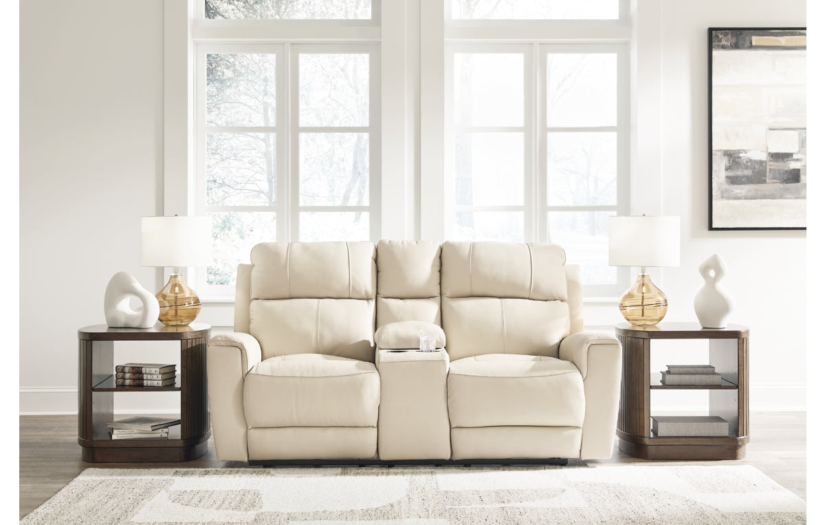 Dahlmoore Power Reclining Loveseat with Console