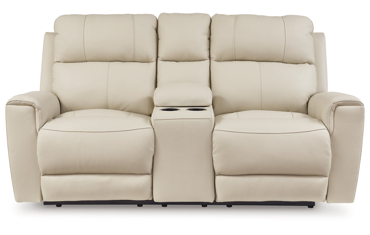 Dahlmoore Power Reclining Loveseat with Console