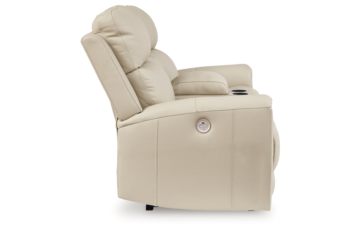 Dahlmoore Power Reclining Loveseat with Console